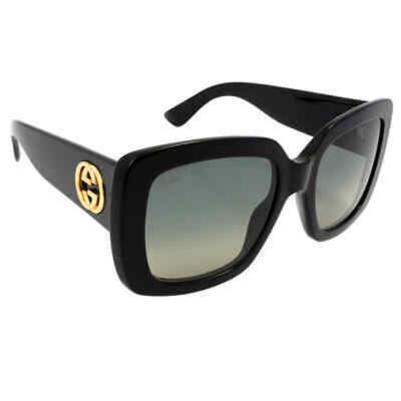 NEW GUCCI GG0141SN 001 SQUARE BLACK WOMEN’S SUNGLASSES main image 5